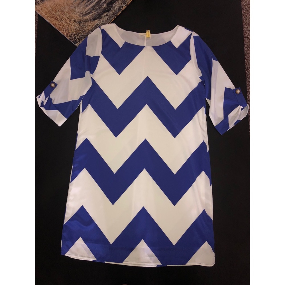 Everly Chevron dress